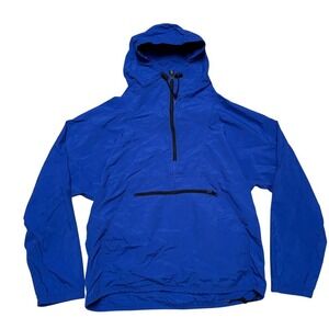 Vintage L.L Bean Womens Windbreaker Jacket Purple Hooded Lightweight Size M‎